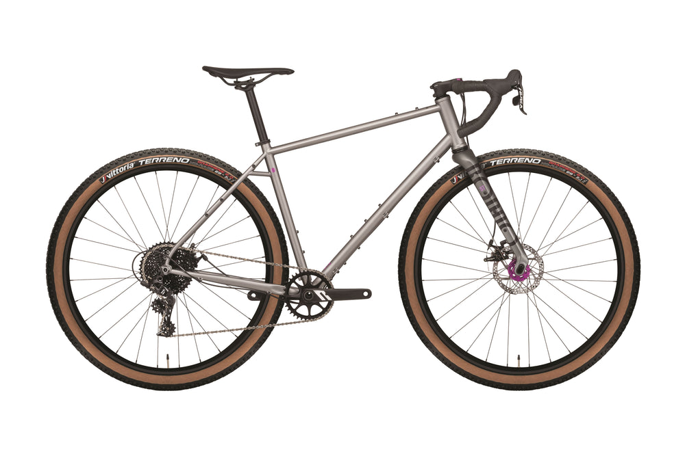 Rondo Bogan ST 2 steel gravel bike in grey — view 1