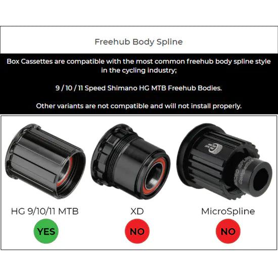 Box Two Prime 9 Speed 12-50T E-Bike Cassette, view 6 — view 6