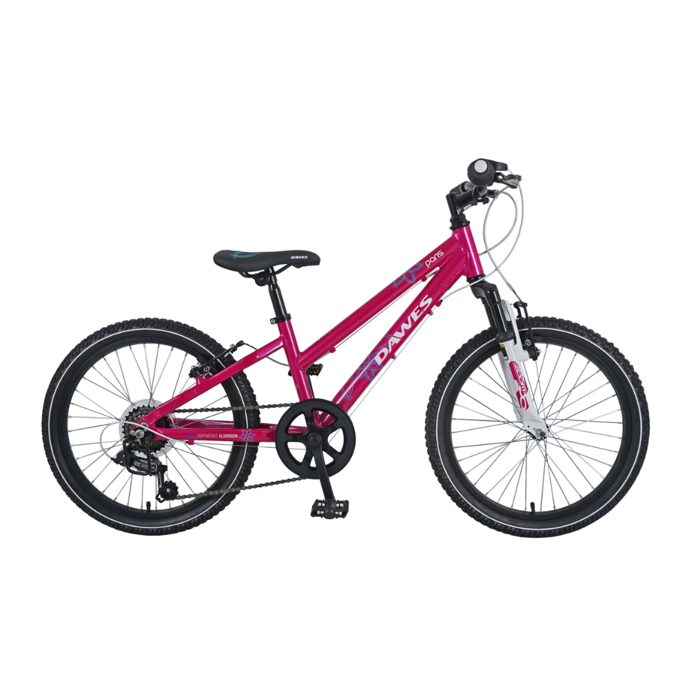 Dawes 20" Paris HT Kids Mountain Bike, Pink Dawes 20" Paris HT Kids Mountain Bike, Pink