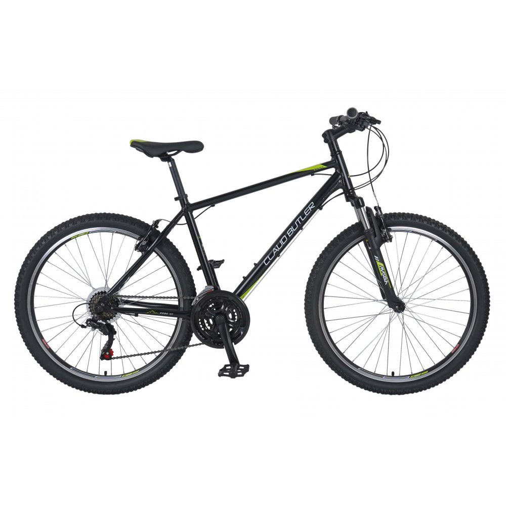 Claud Butler Edge HT Mountain Bike, 14/26" Black/Green Claud Butler Edge HT Mountain Bike, 14/26" Black/Green