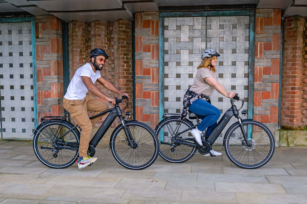 Dawes Spire Low Step 1.0 Electric Hybrid Bike, Small Black, view 8 — view 8