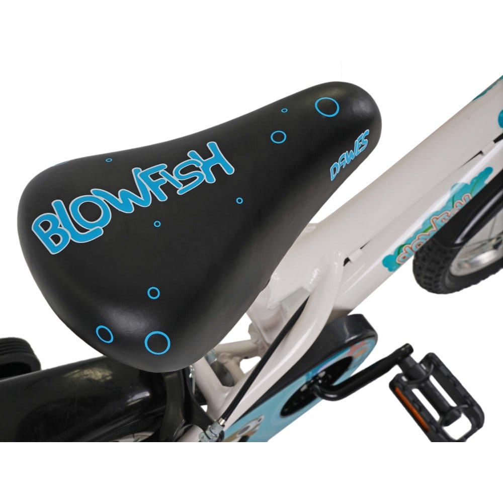 Dawes 14" Blowfish Kids Bike, White, view 5 — view 5
