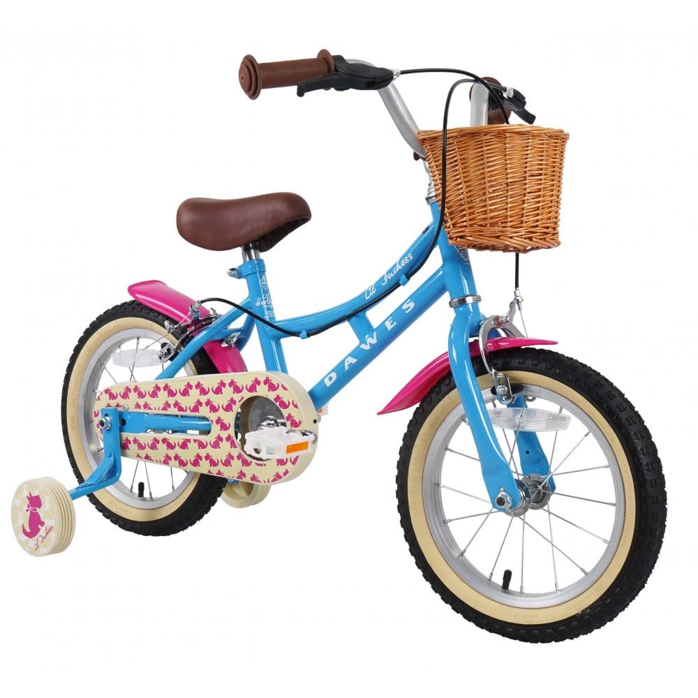 Dawes 14" Lil Duchess Kids Heritage Bike, Blue, view 2 — view 2