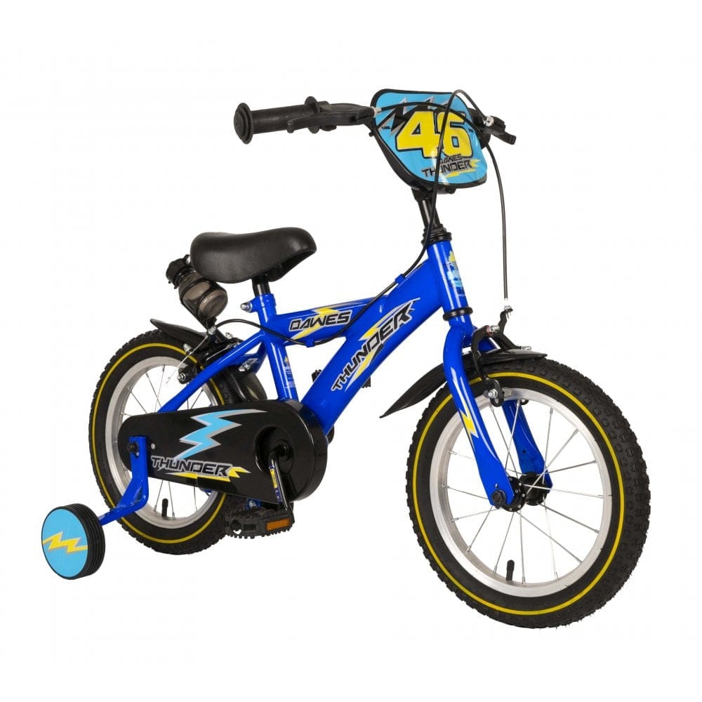 Dawes 14" Thunder Kids Bike, Blue, view 2 — view 2
