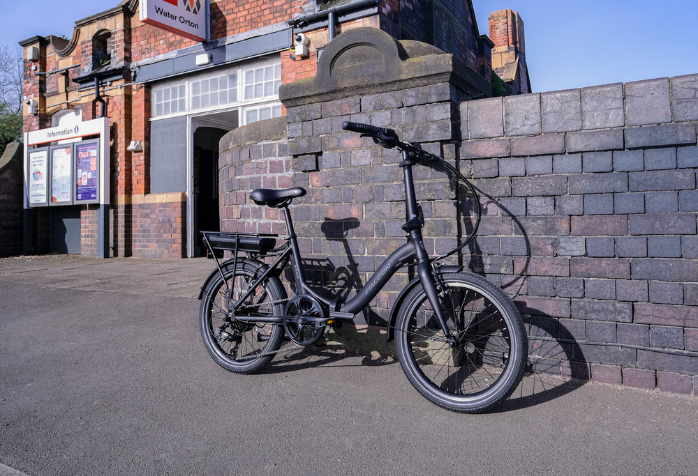Falcon Breeze Low Step Folding Electric Bike - lifestyle — view 7