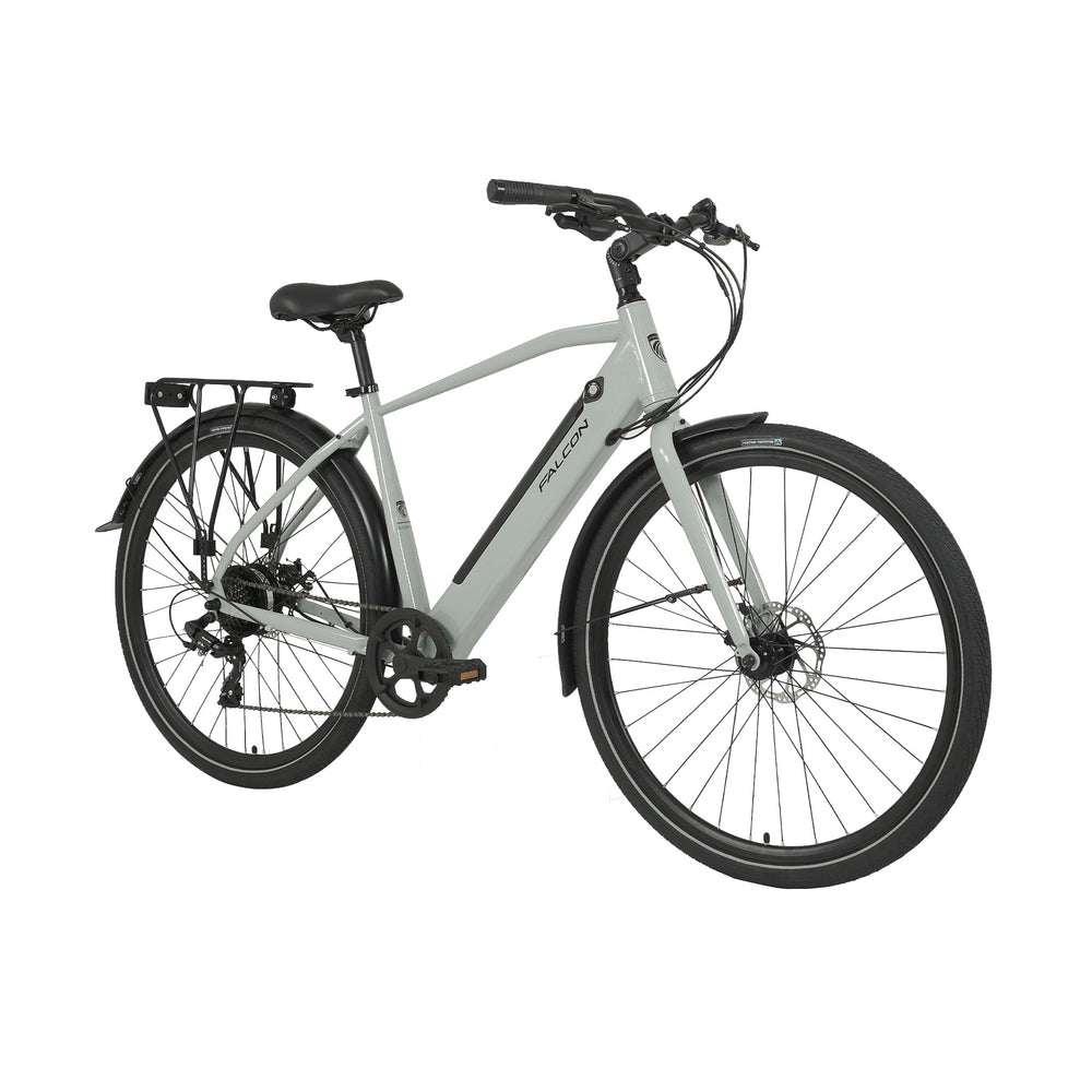 Falcon Liberty Cross Bar Electric Hybrid Bike - angle view — view 3