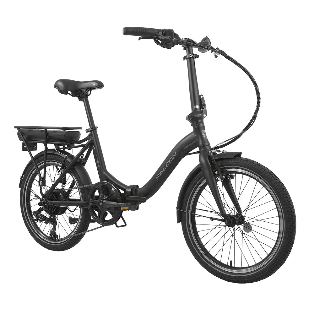 Falcon Breeze Low Step Folding Electric Bike - angle view — view 3