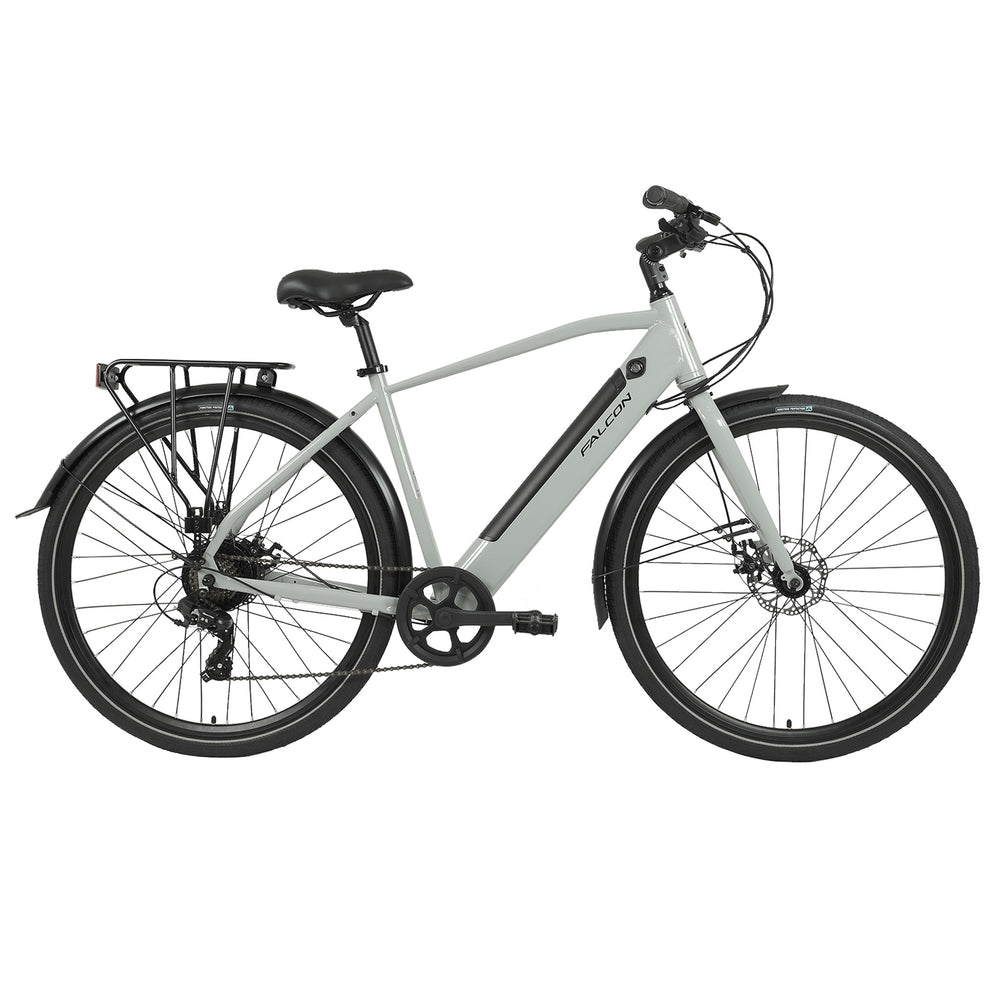 Falcon Liberty Cross Bar Electric Hybrid Bike - side profile — view 2