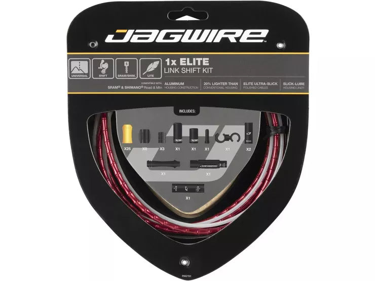 Jagwire Elite Link Shift Kit - Red — view 1