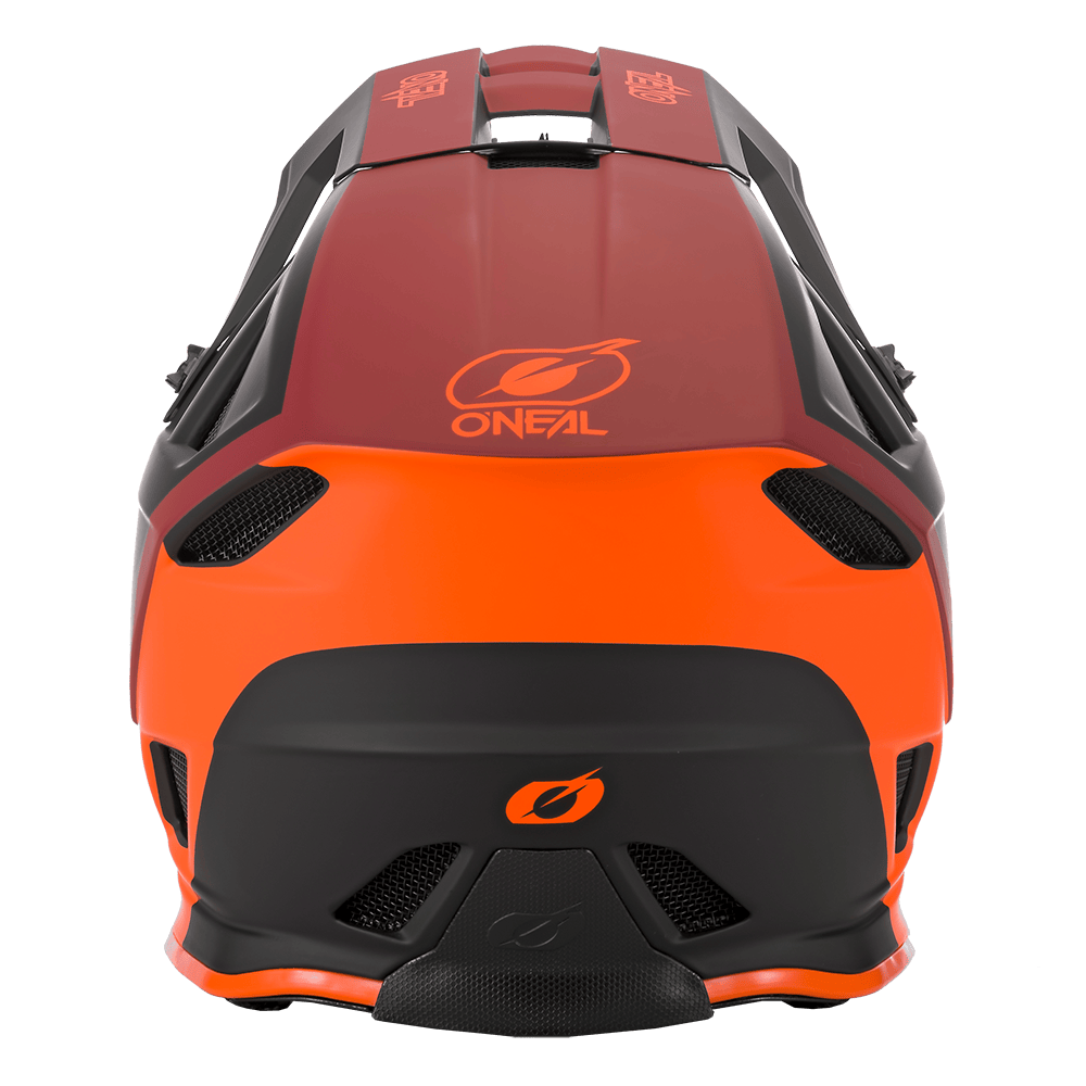 O'Neal Blade Charger V.22 Full Face Helmet, Red/Orange, Large, view 2 — view 2