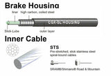 Jagwire universal sport brake cable kit white perfect for everyone Jagwire universal sport brake cable kit white perfect for everyone
