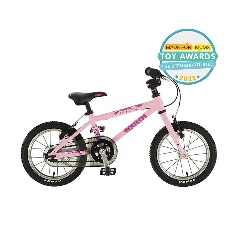 Squish 14" Pink Kids Bike, view 3 — view 3