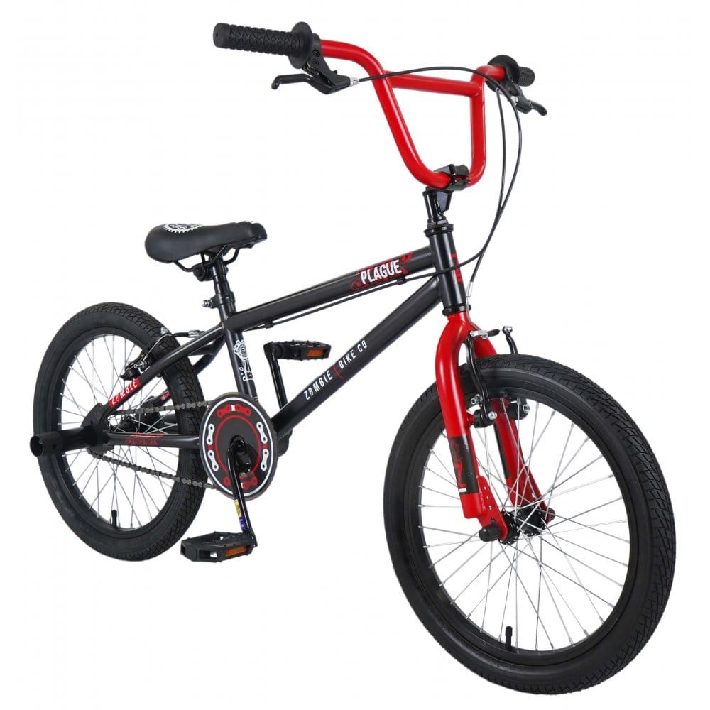 Zombie Plague Black/Red BMX Bike, view 3 — view 3