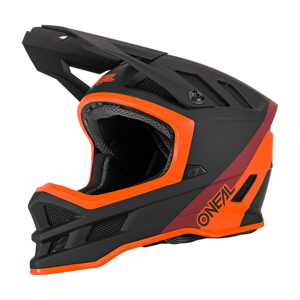 O'Neal Blade Charger V.22 Full Face Helmet, Red/Orange, Large