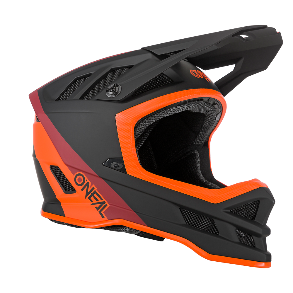 Oneal blade charger v 22 full face helmet red orange large perfect for everyone