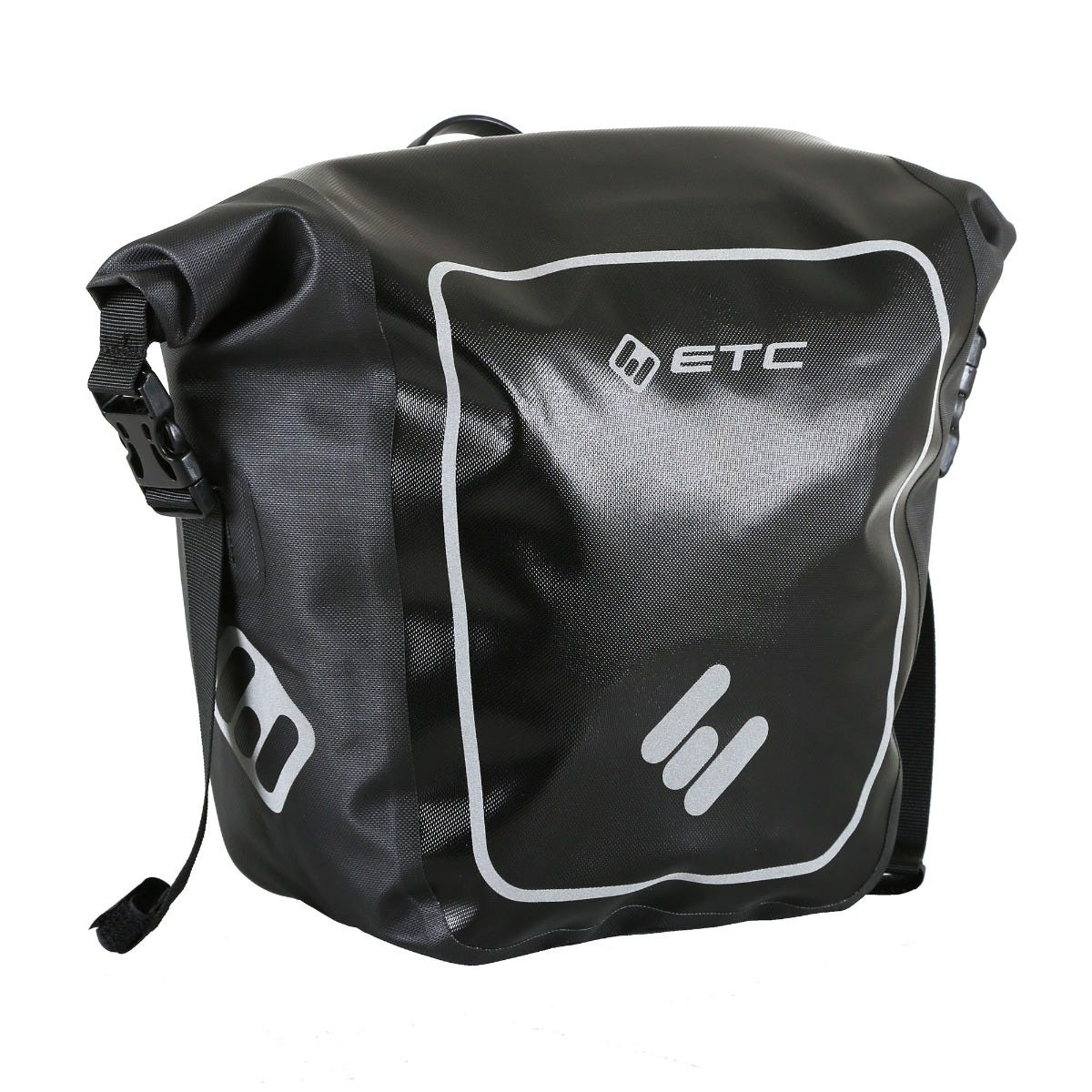 ETC Arid Waterproof Roll Top Pannier 18L Black