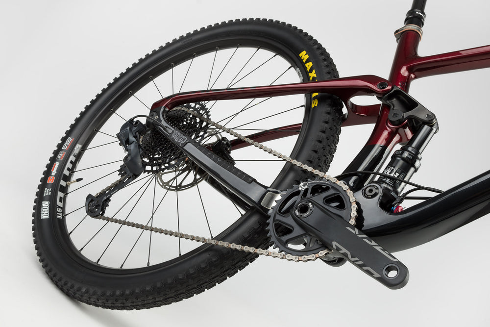 NS Bikes Synonym TR 2 Black/Red, drivetrain detail — view 5