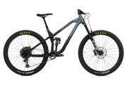 NS Bikes Define AL 150 1 29er trail mountain bike in black and blue — view 1
