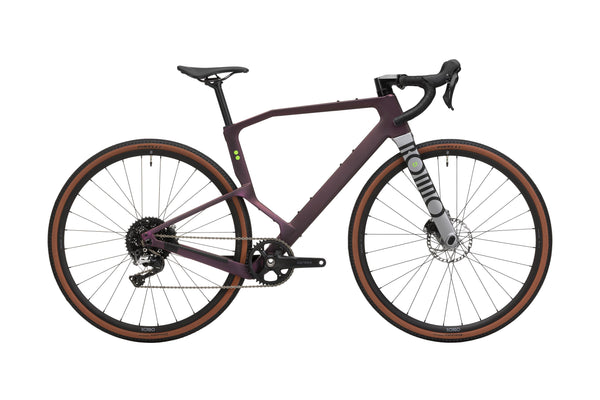 Rondo Ruut CF 2 carbon gravel bike in Aubergine