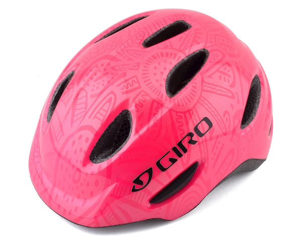 Giro Scamp kids cycle helmet XS - Bright Pink/Pearl
