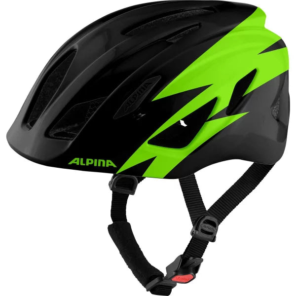 Alpina Pico Junior Helmet Black-Green Gloss 50cm - 55cm