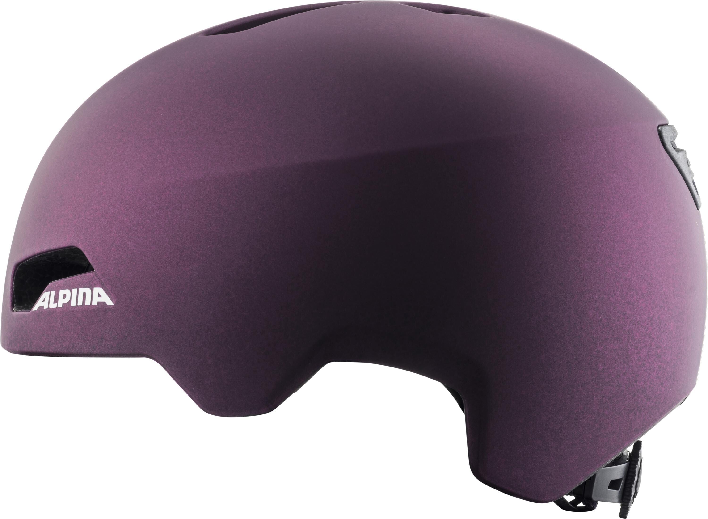 Alpina hackney junior helmet dark violet size 47 51cm perfect for everyone