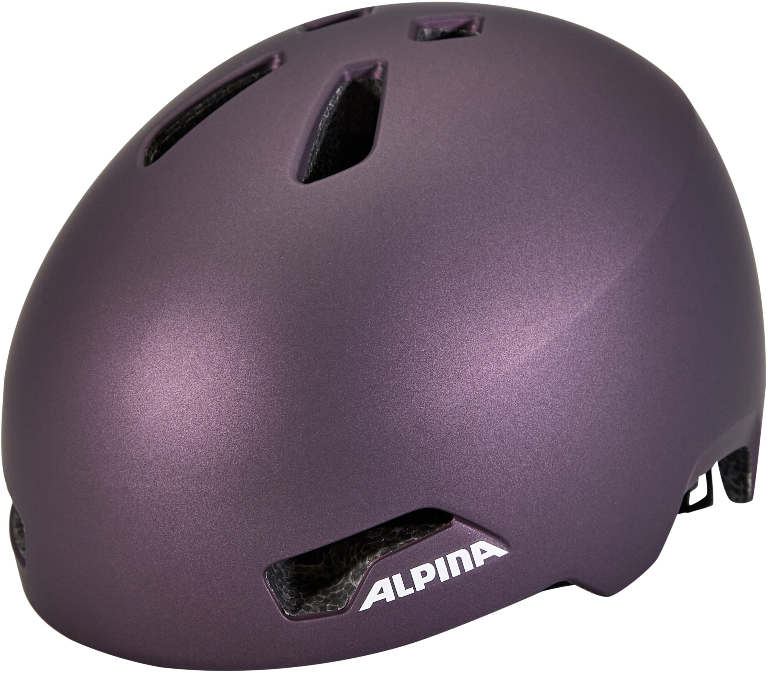 Alpina hackney junior helmet dark violet size 47 51cm perfect for everyone