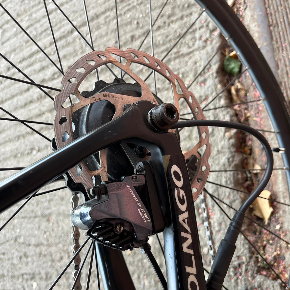 Colnago E64 Ultegra Di2 Carbon Disc Electric Road Bike - 55cm — view 17