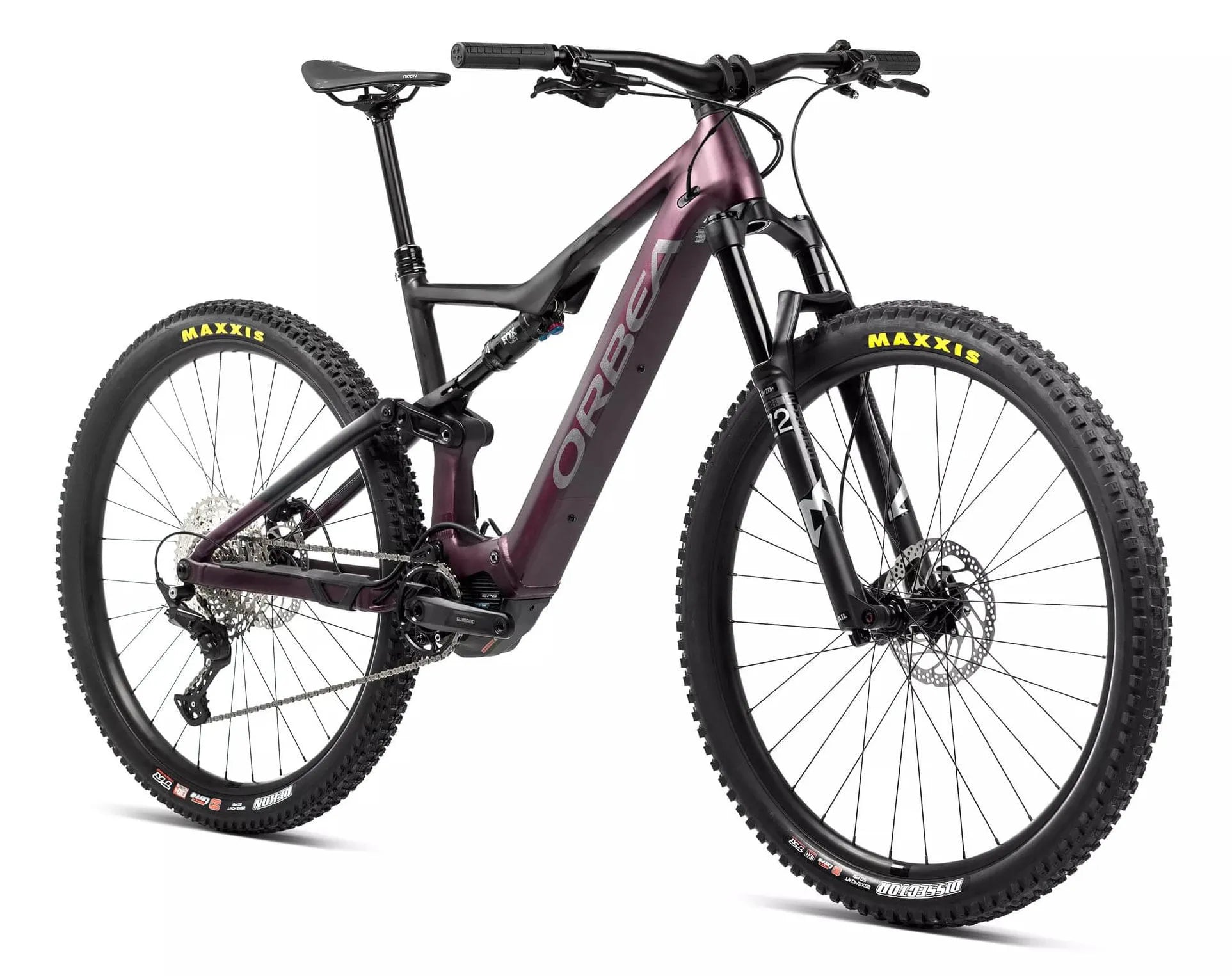 Orbea Rise H30 29er Electric Mountain Bike - Mulberry/Black . Ebike. Size Medium