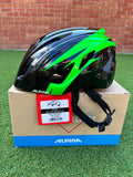 Alpina Pico Junior Helmet Black-Green Gloss 50cm - 55cm