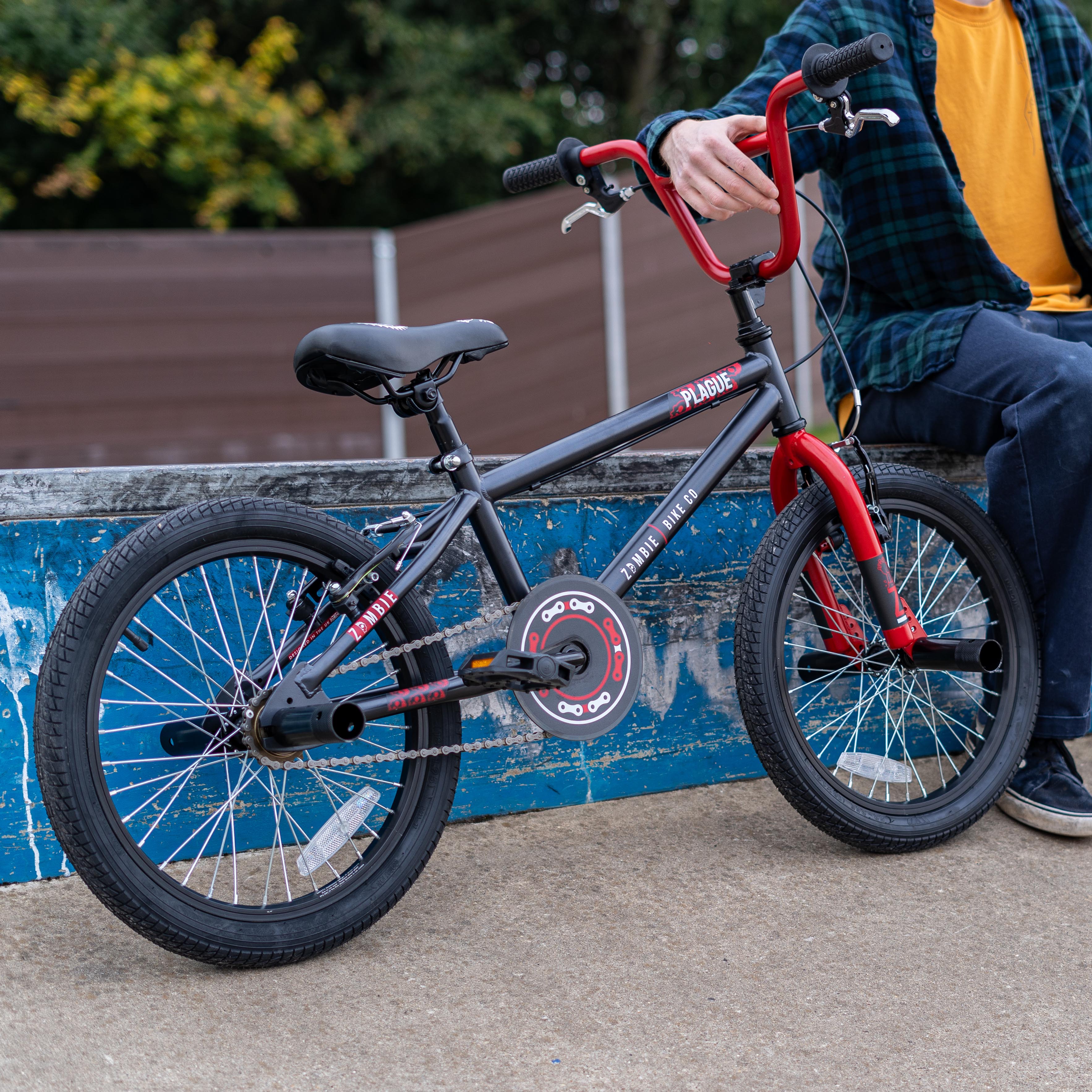 Zombie Plague Black/Red BMX Bike