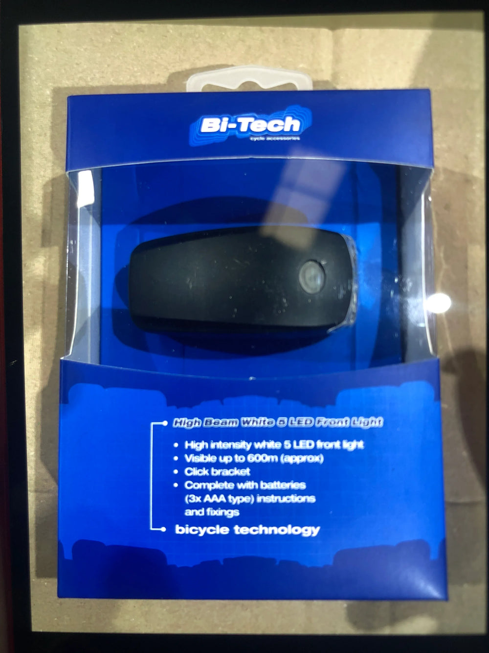 Bi-Tech High Beam White 5 LED Front Light — view 1
