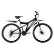 Boss Mountain Bikes Boss Stealth 26 Mountain Bike, Black/Blue