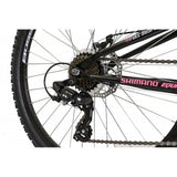 Boss Mountain Bikes Boss Stealth 26 Mountain Bike, Black/Pink