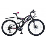 Boss Stealth 26 Mountain Bike, Black/Pink