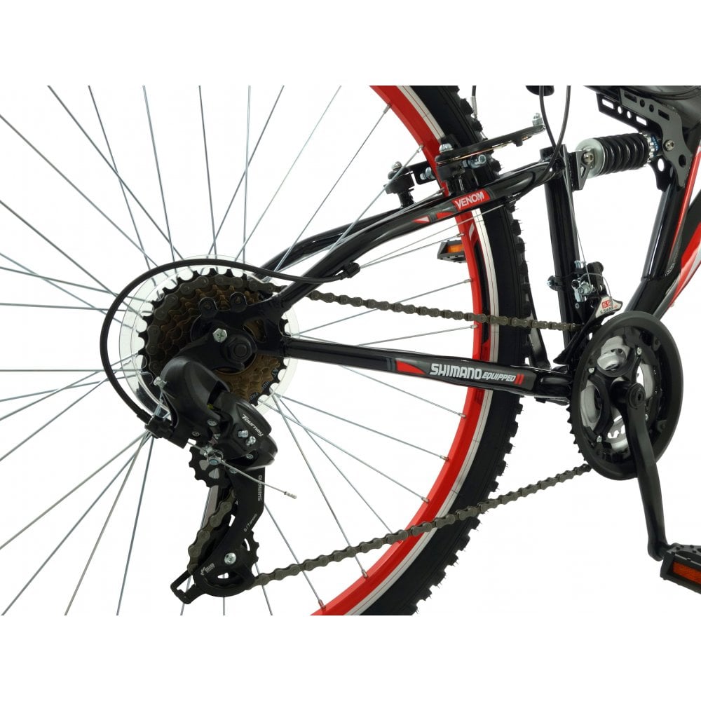 Boss venom mountain bike 26 black red perfect for everyone