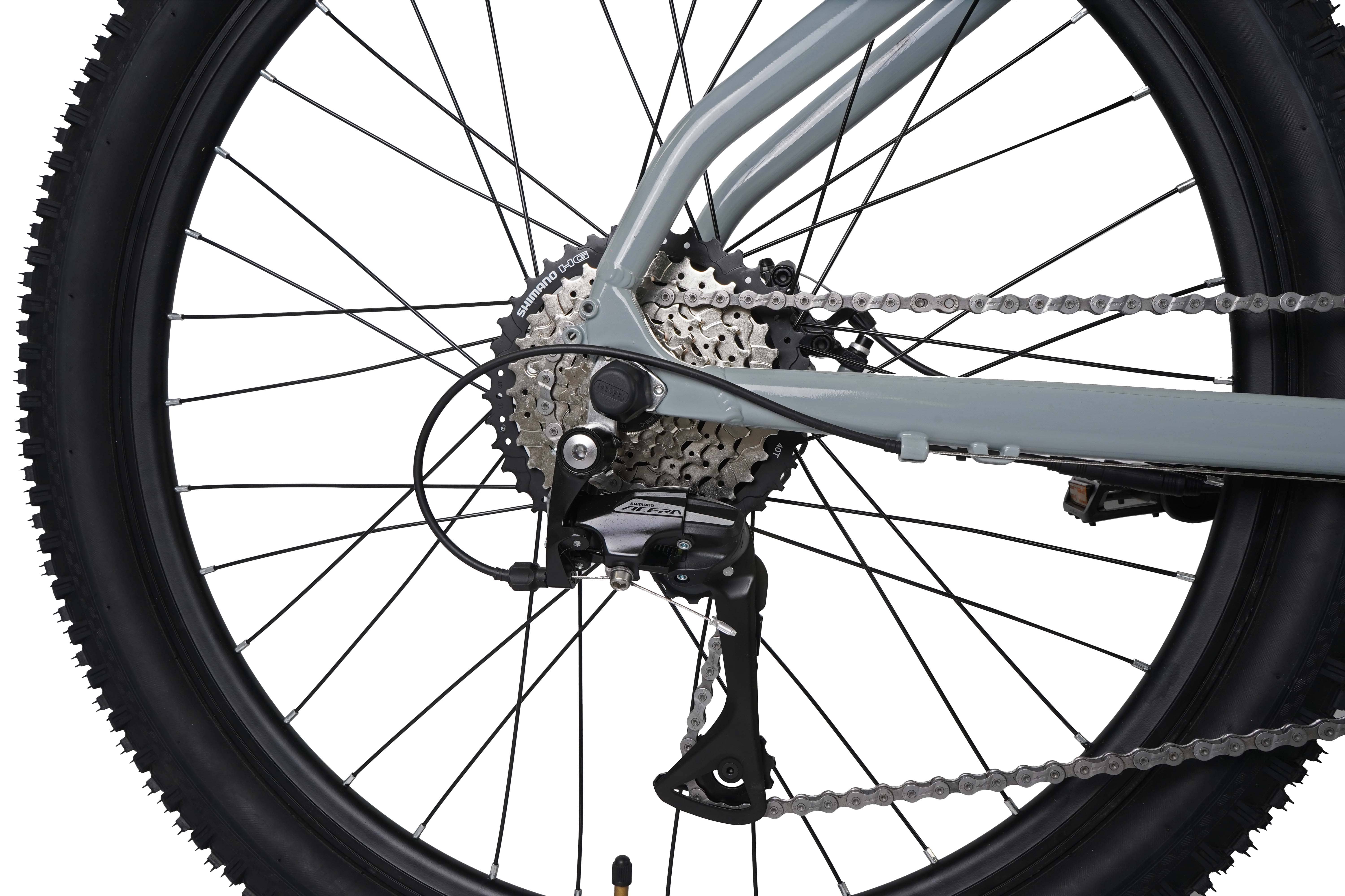 Claud Butler Electric Mountain Bikes Claud Butler Ridge 1.0 Electric Mountain Bike, Medium Primer Grey