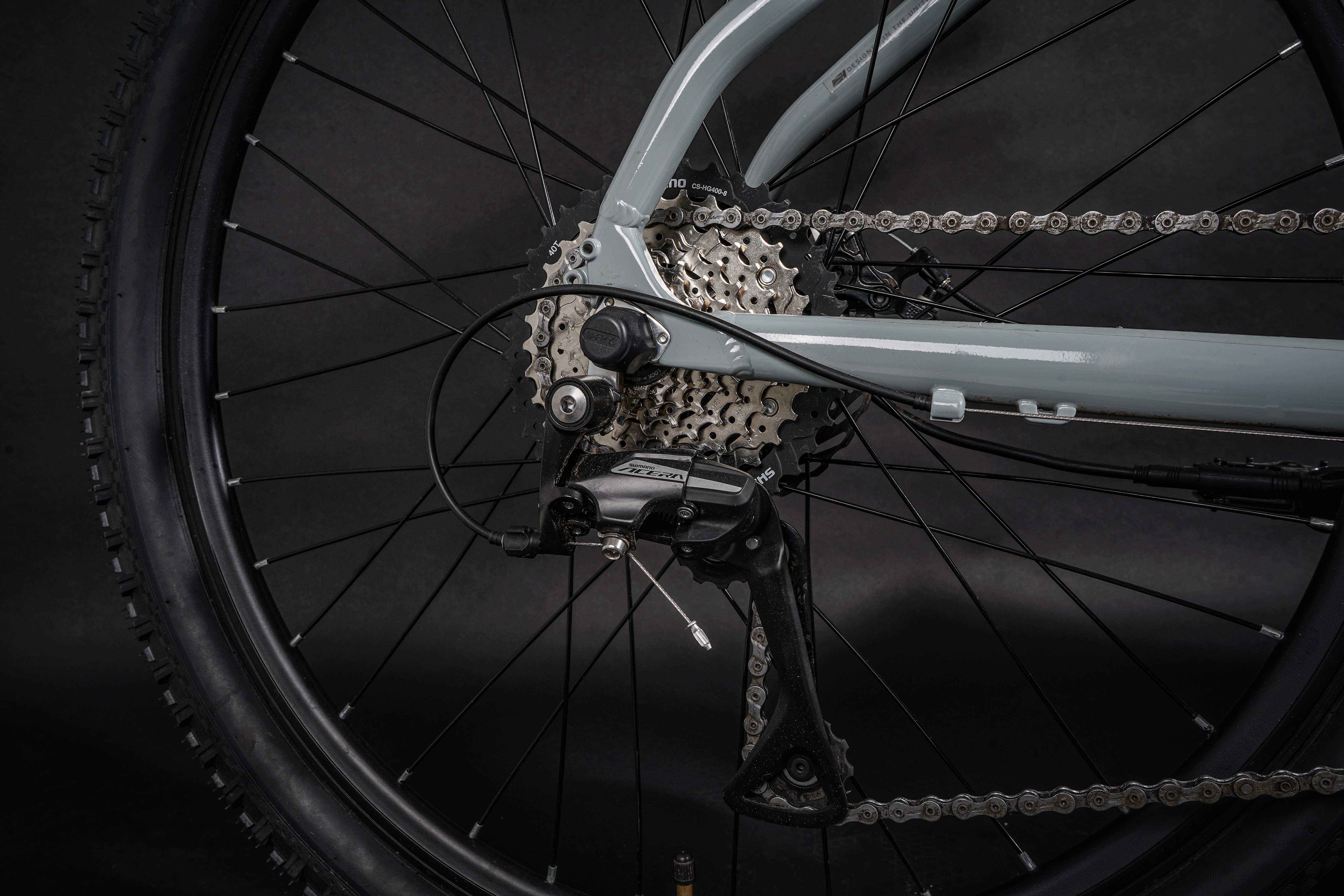 Claud Butler Electric Mountain Bikes Claud Butler Ridge 1.0 Electric Mountain Bike, Medium Primer Grey