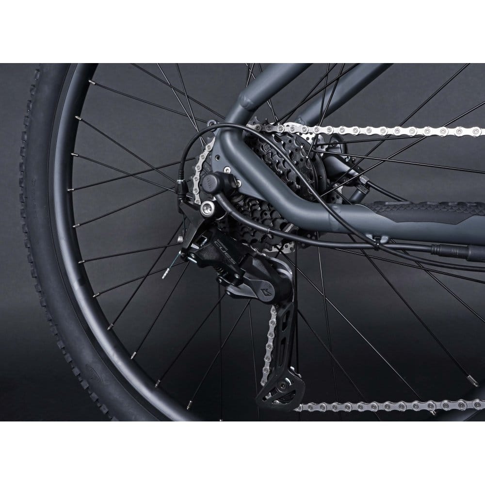 Claud Butler Electric Mountain Bikes Claud Butler Wrath 1.0 Cues Electric Mountain Bike, Medium Stealth Grey