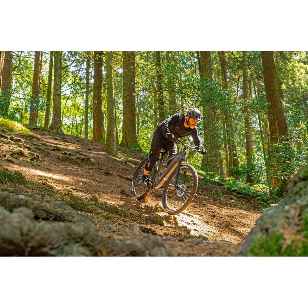 Claud Butler Electric Mountain Bikes Claud Butler Wrath 1.0 Cues Electric Mountain Bike, Medium Stealth Grey