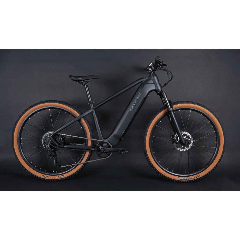 Claud Butler Electric Mountain Bikes Claud Butler Wrath 2.0 Cues Electric Mountain Bike, Medium Stealth Black