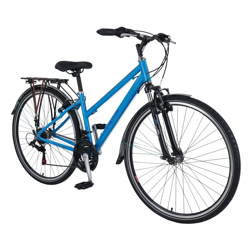 Claud butler explorer 1 0 low step hybrid bike 16 blue perfect for everyone