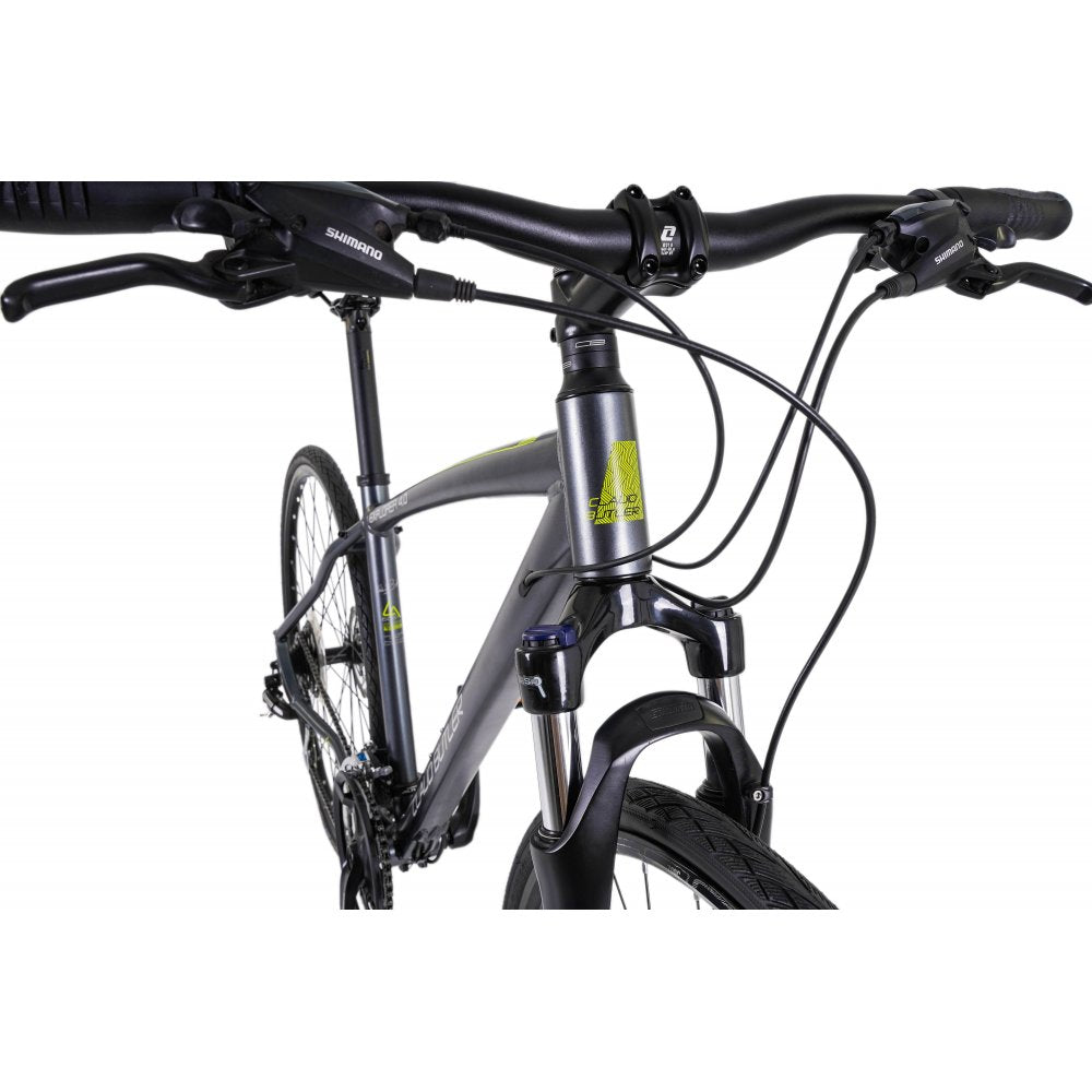 Claud butler explorer 4 0 hybrid bike 18 grey perfect for everyone