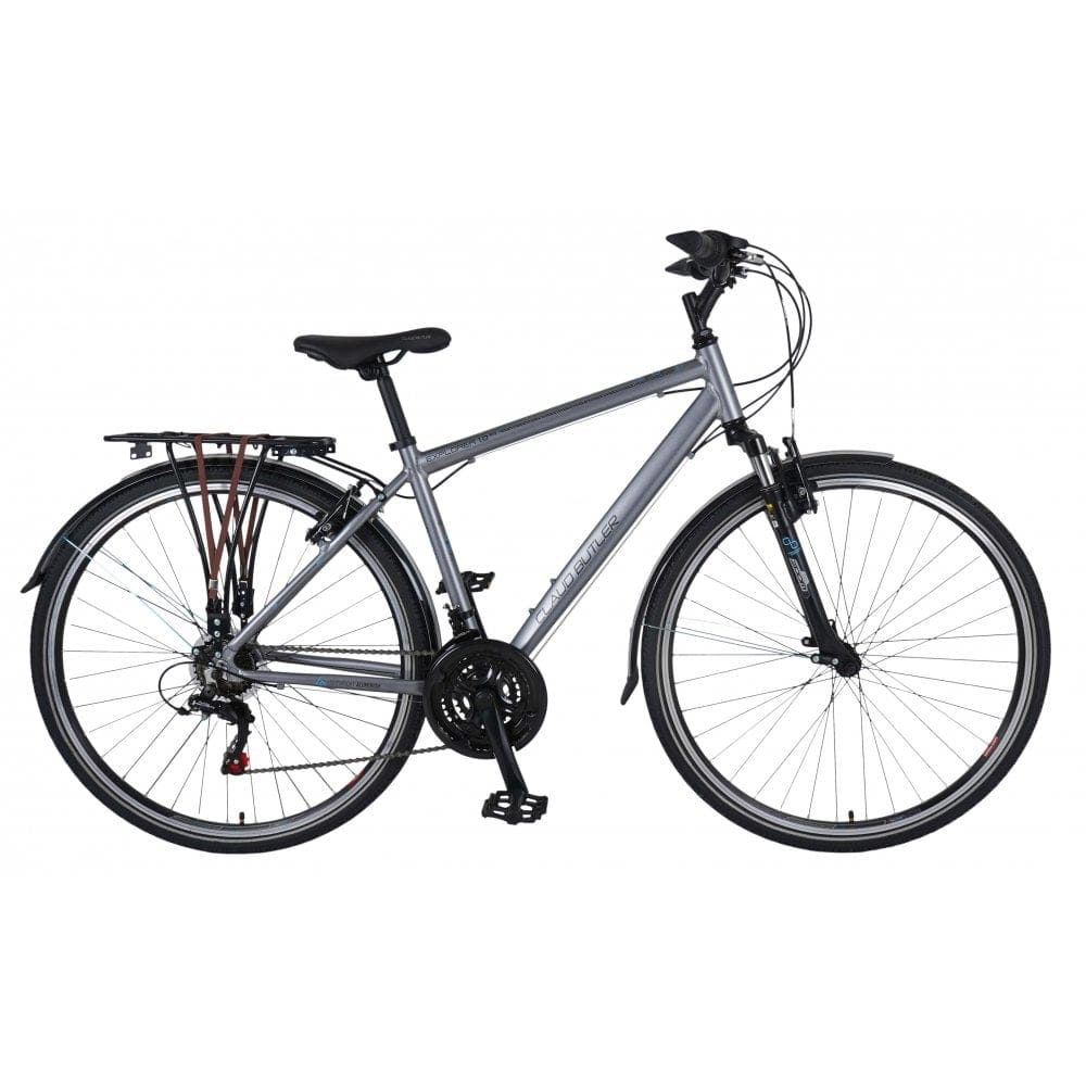 Claud Butler Explorer 1.0 EQ Hybrid Bike, Silver