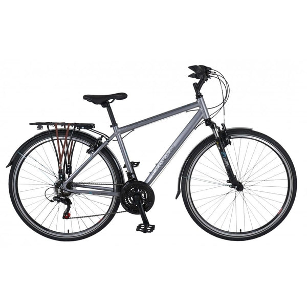 Claud Butler Hybrid Bikes Claud Butler Explorer 1.0 EQ Hybrid Bike, 18" Silver
