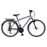 Claud Butler Hybrid Bikes Claud Butler Explorer 1.0 EQ Hybrid Bike, 18" Silver