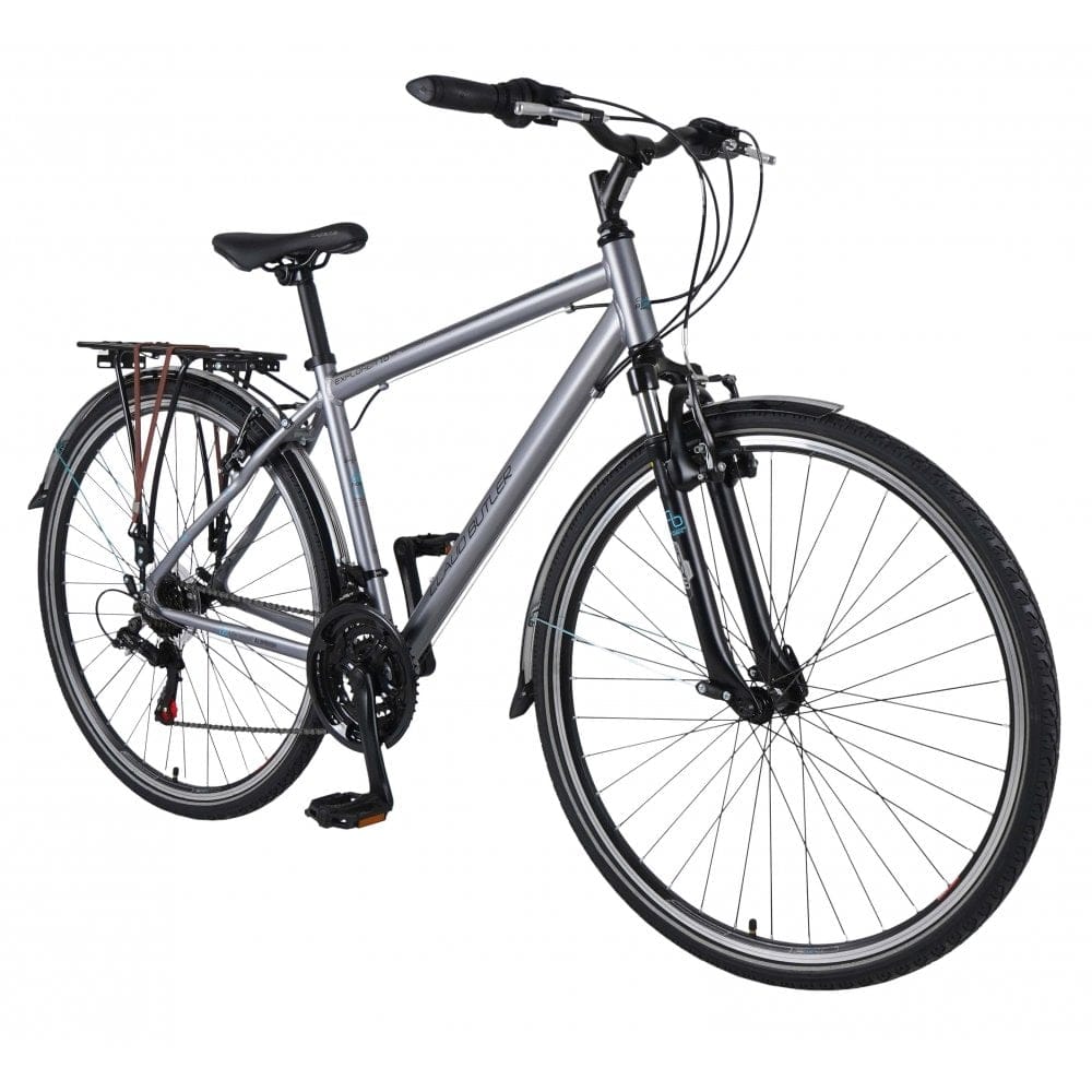 Claud Butler Hybrid Bikes Claud Butler Explorer 1.0 EQ Hybrid Bike, 18" Silver