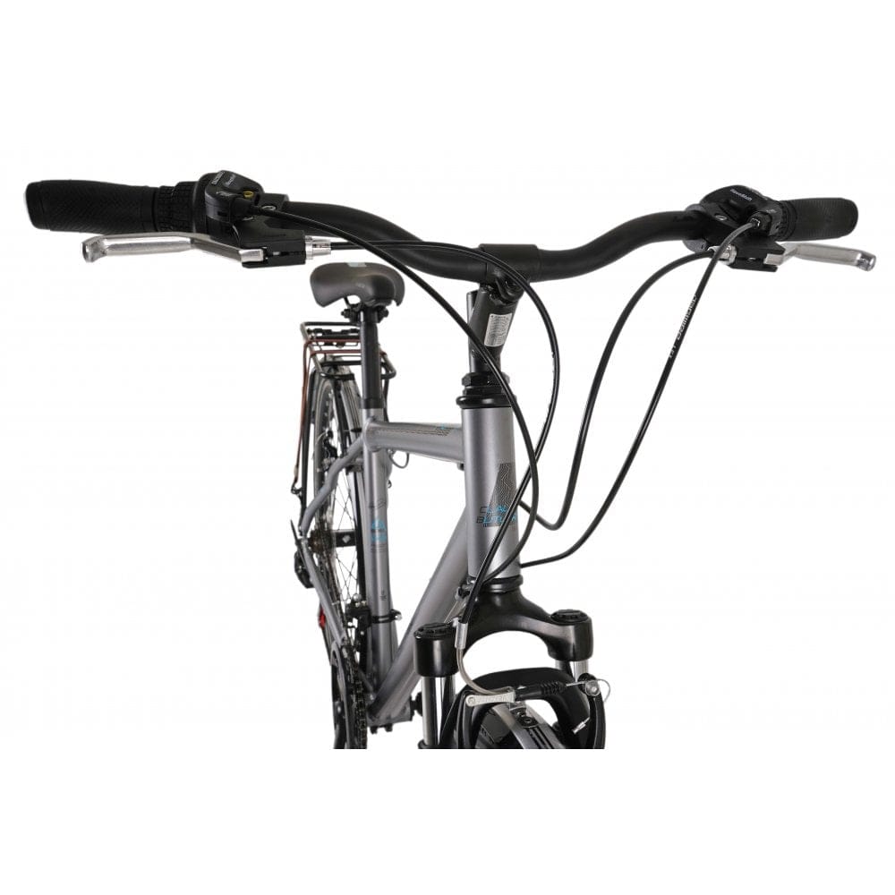 Claud Butler Hybrid Bikes Claud Butler Explorer 1.0 EQ Hybrid Bike, 18" Silver