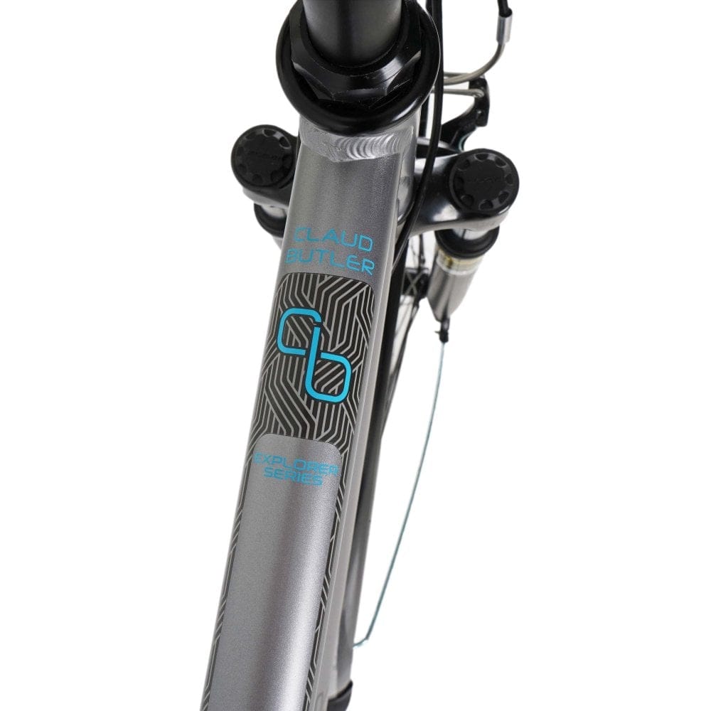 Claud Butler Hybrid Bikes Claud Butler Explorer 1.0 EQ Hybrid Bike, 18" Silver