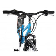 Claud Butler Explorer 1.0 EQ Low Step Hybrid Bike, Blue, view 4 — view 4